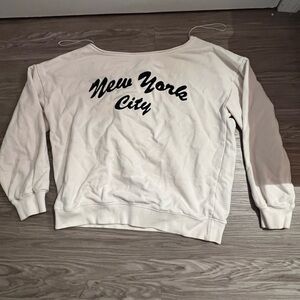 White New York City Sweatshirt